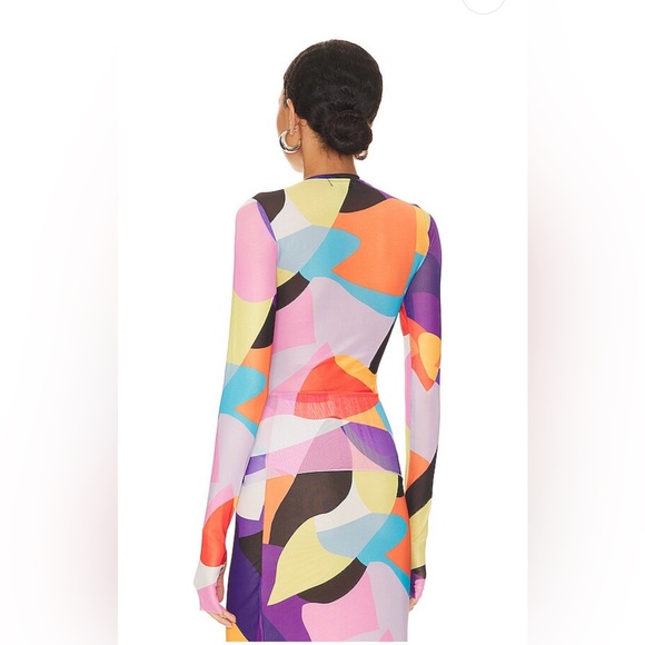 AFRM Color Block Mesh Longsleeve - Picture 2 of 4